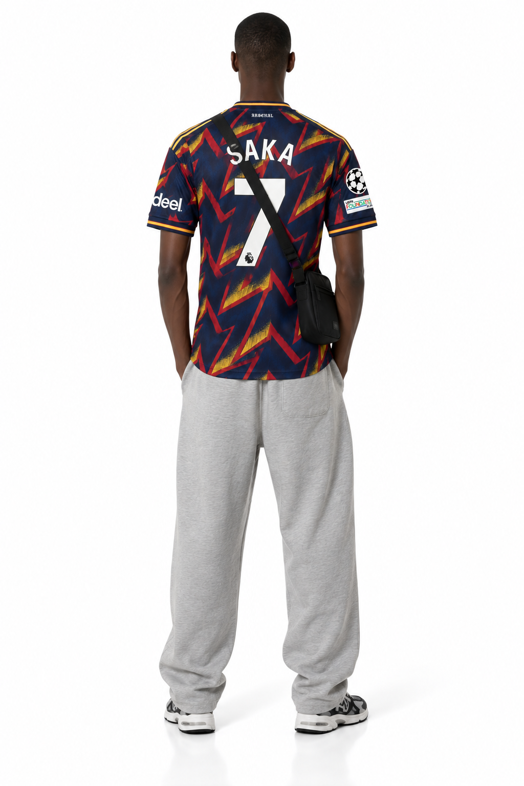 Arsenal FC Away Jersey 25/26 — worn, back