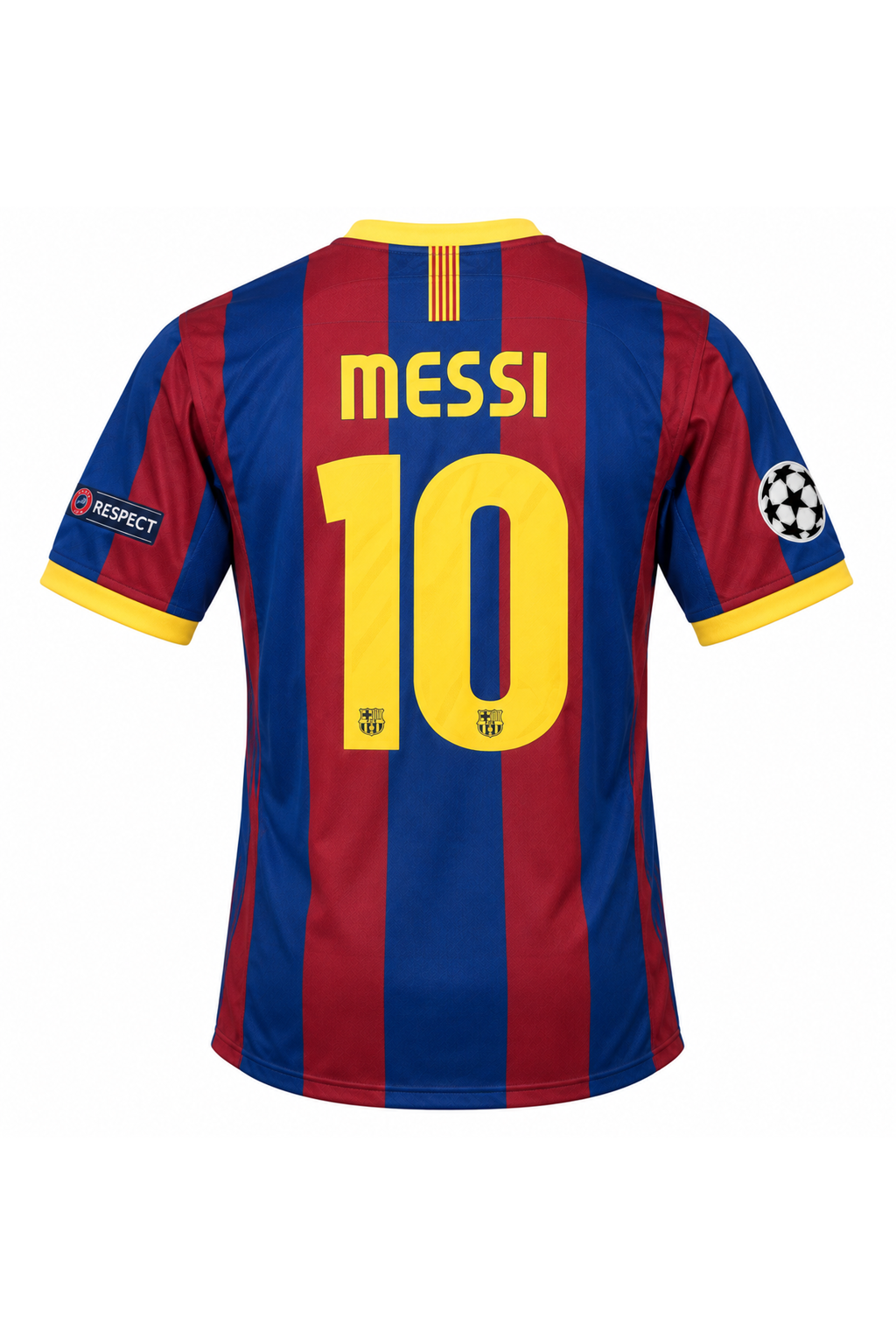 FC Barcelona Retro Jersey 10/11 — worn, front
