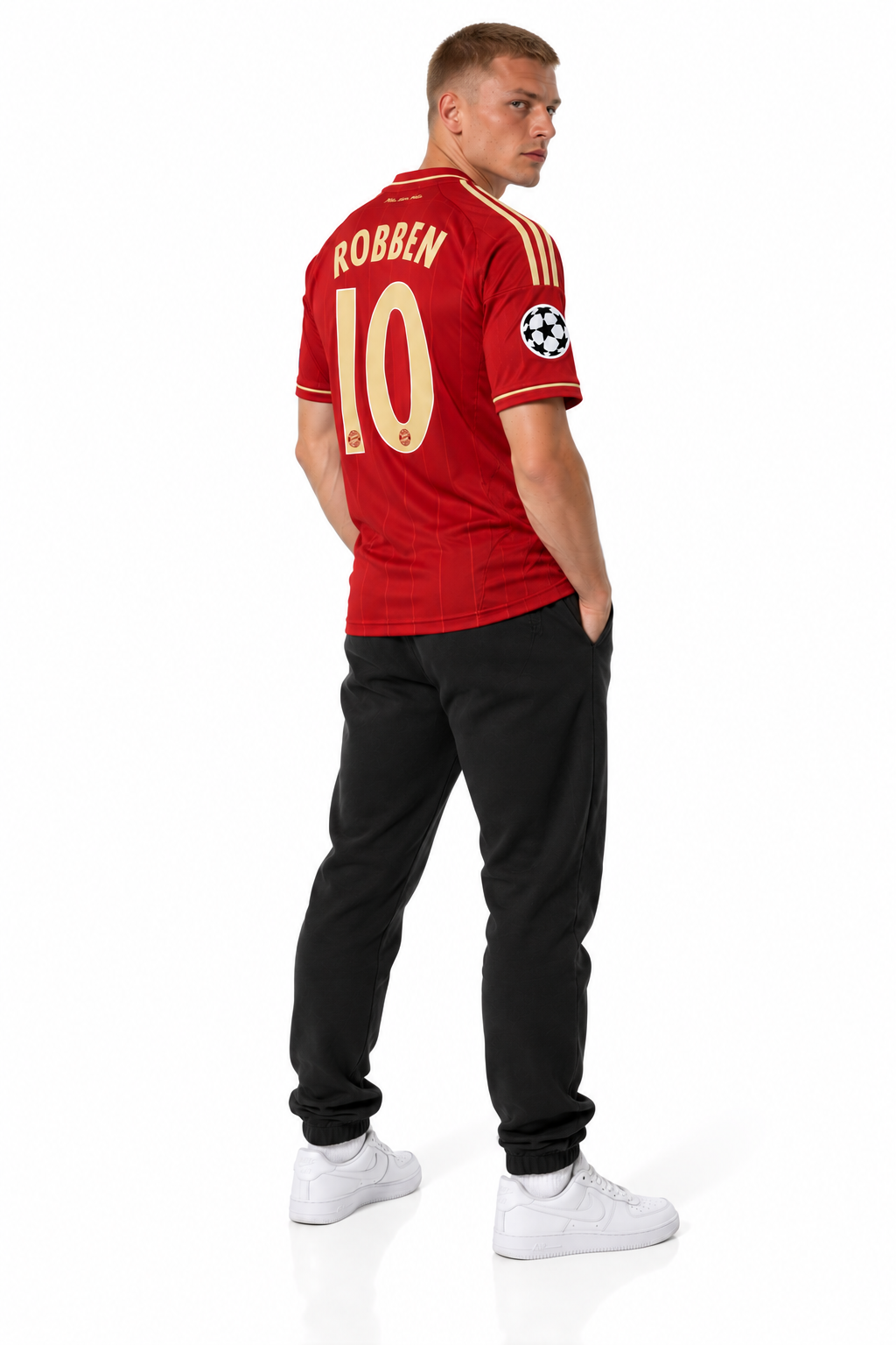 FC Bayern Munich Retro Jersey 12/13 — worn, back