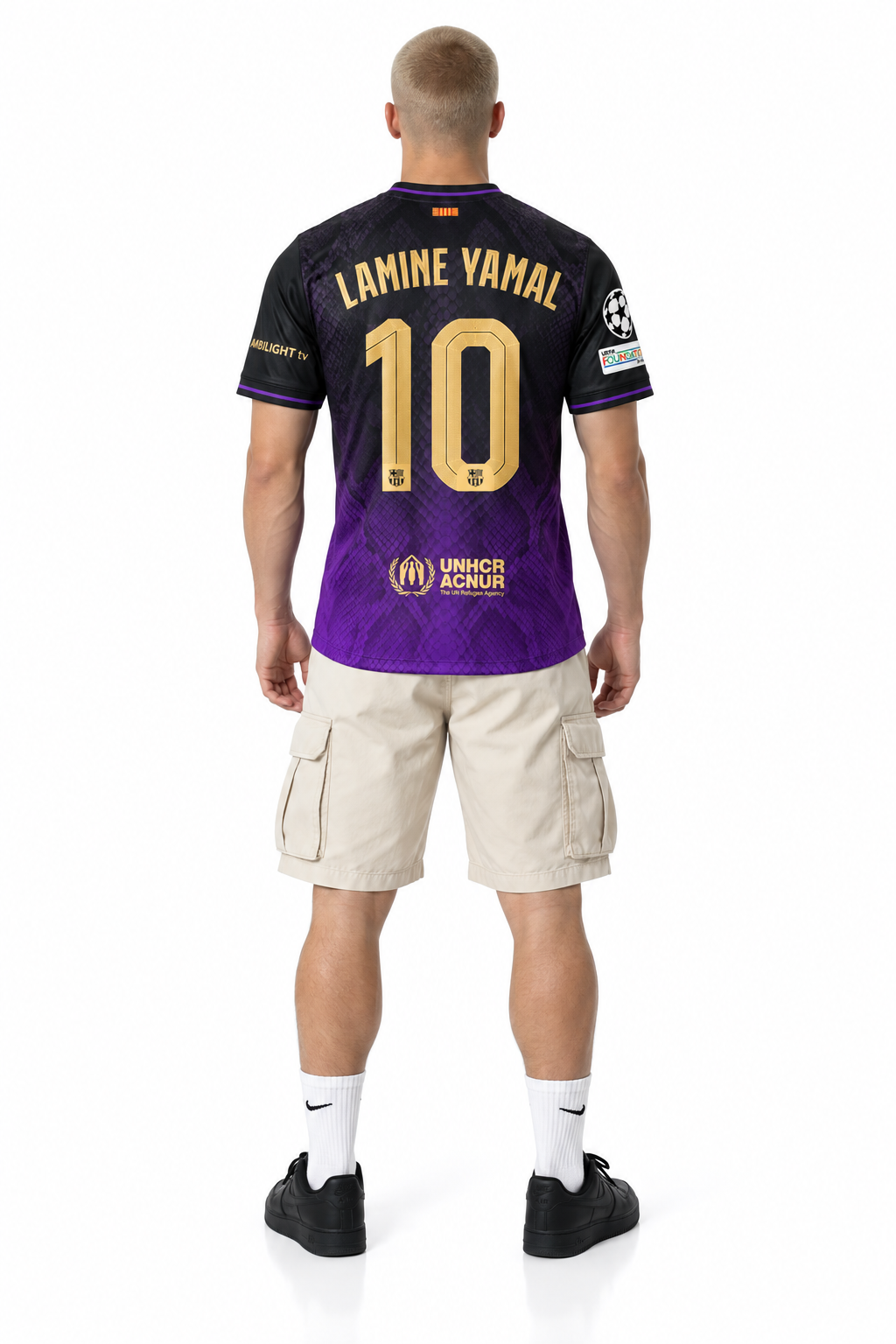 FC Barcelona Away Jersey 25/26 — worn, back