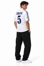 Real Madrid Retro Jersey 01/02 — worn, back
