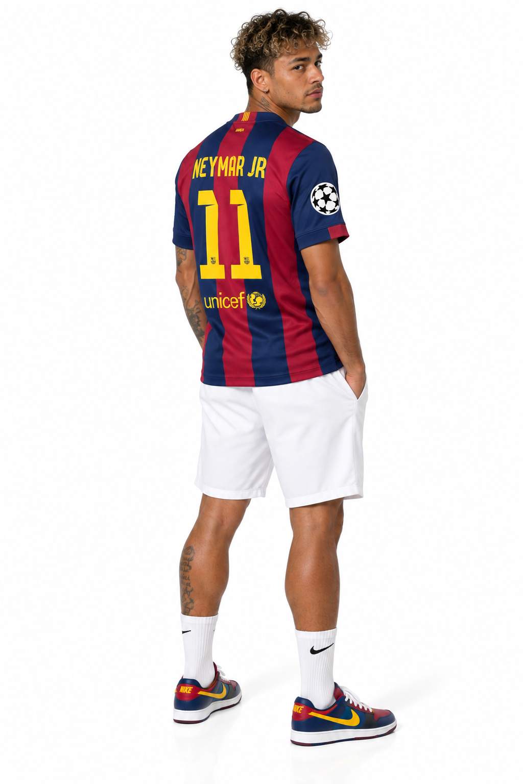FC Barcelona Retro Jersey 14/15 — worn, back