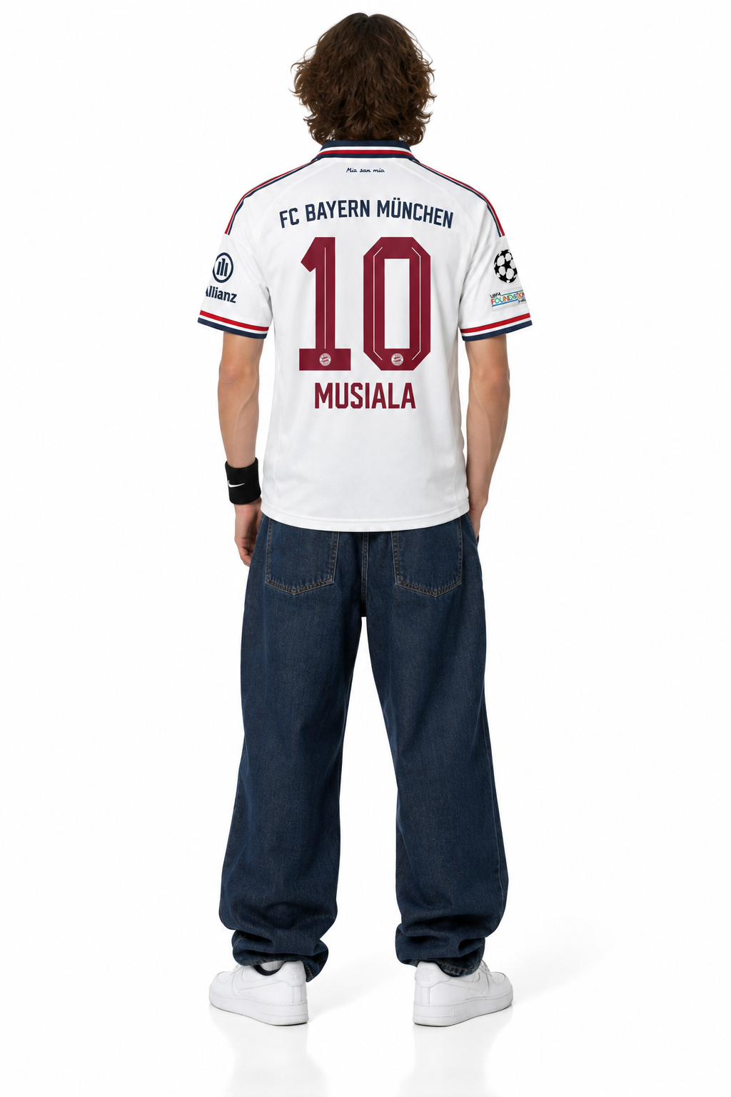 FC Bayern Munich Away Jersey 25/26 — worn, back