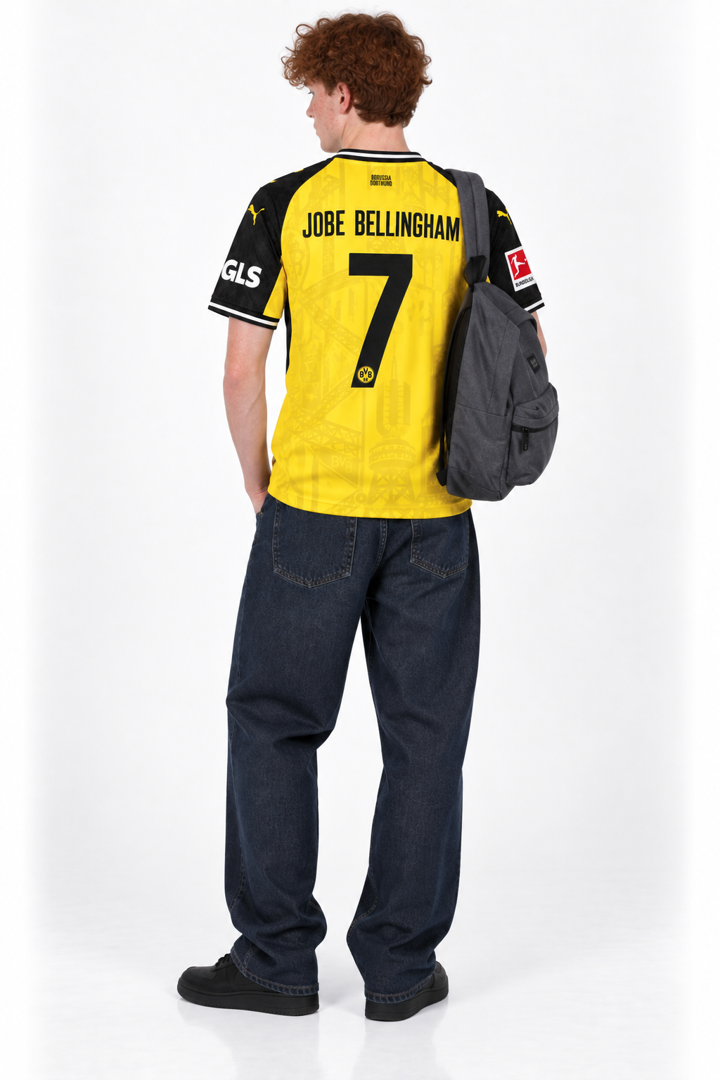 Borussia Dortmund Home Jersey 25/26 — worn, back