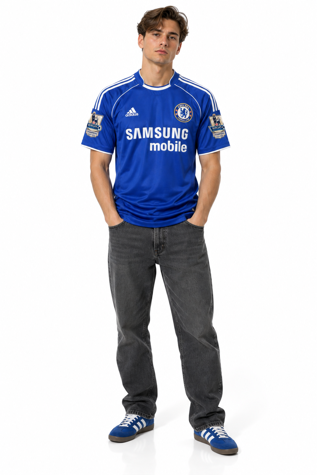 Chelsea FC Retro Jersey 08/09 — worn, front