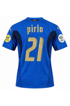 Italy Retro Jersey 2006 — back