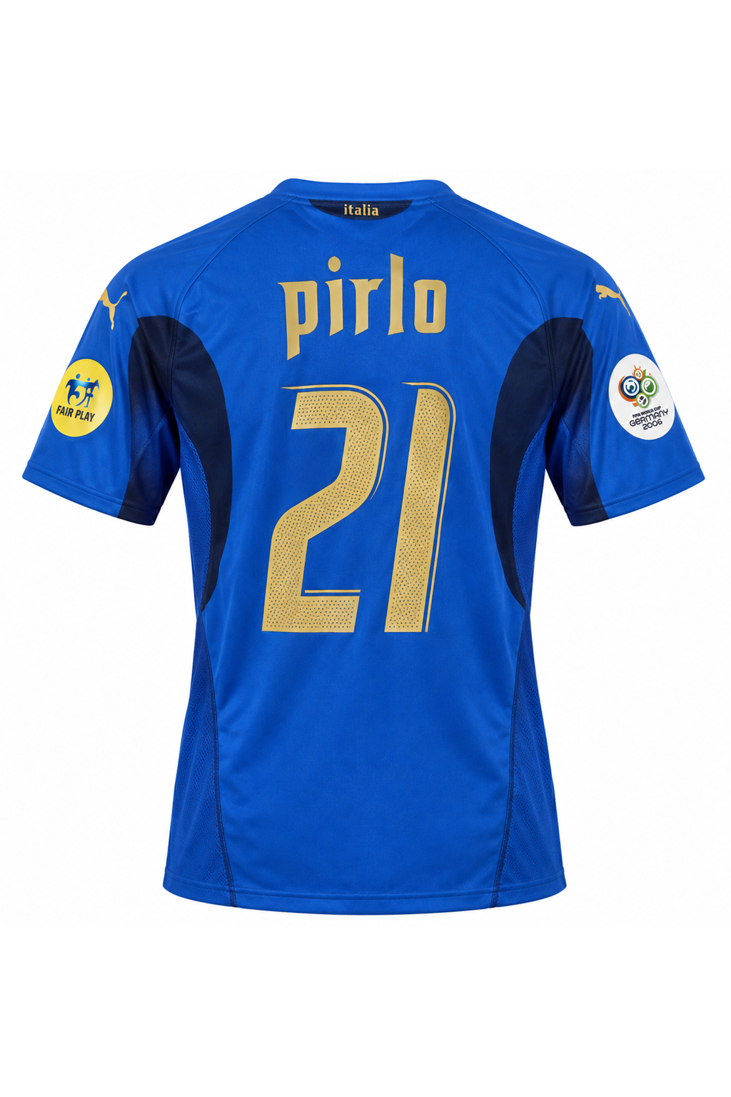 Italy Retro Jersey 2006 — back