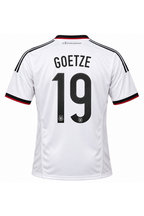 Germany Retro Jersey 2014 — back