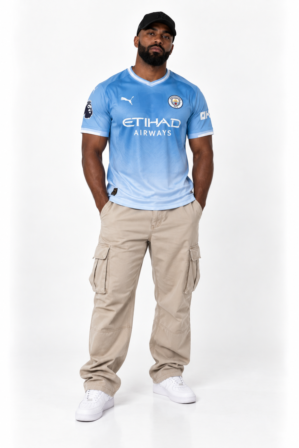 Manchester City Haaland 9 — Home 25/26 — worn, front