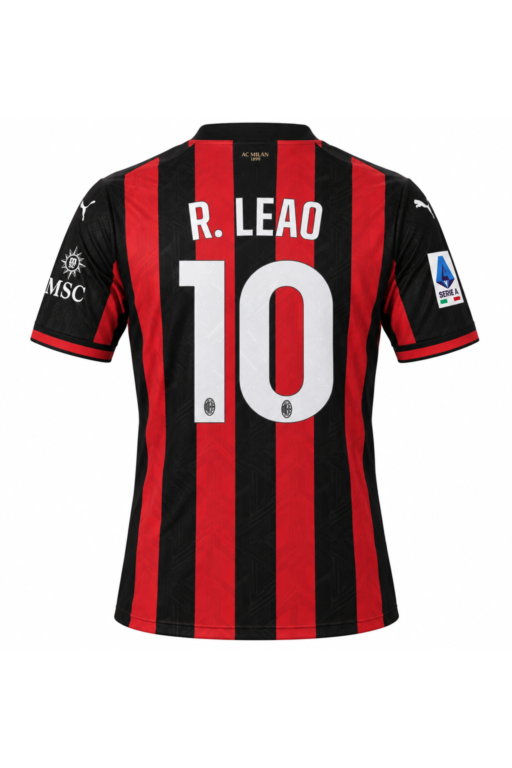 AC Milan Home Jersey 25/26 – Leão 10 — back