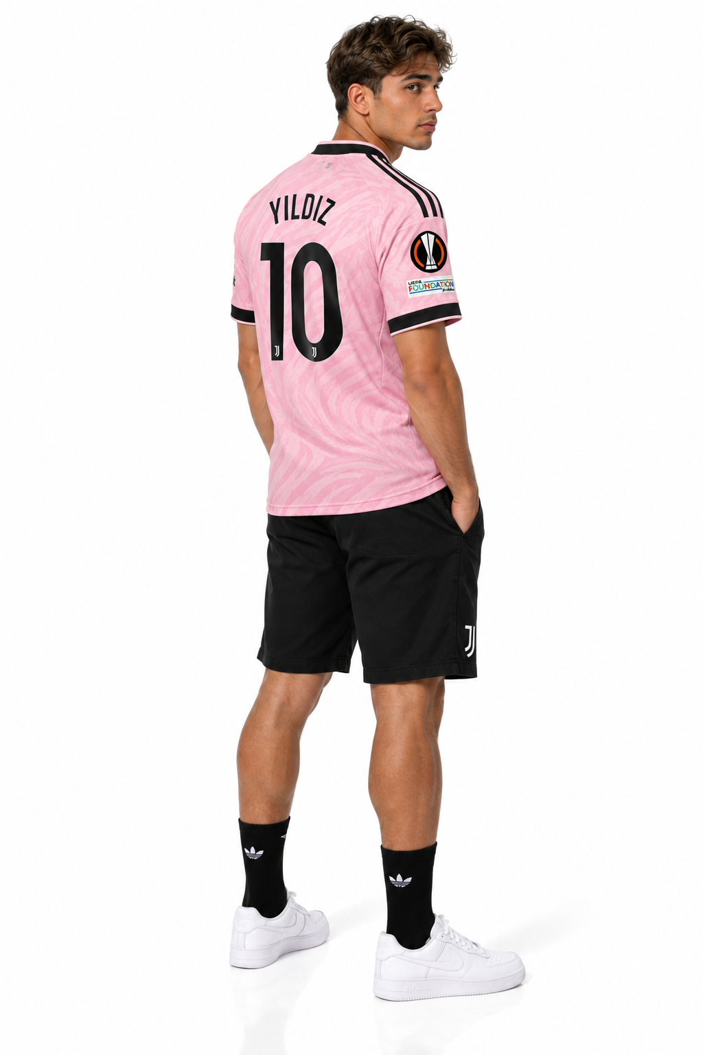 Juventus Away Jersey 25/26 — worn, back