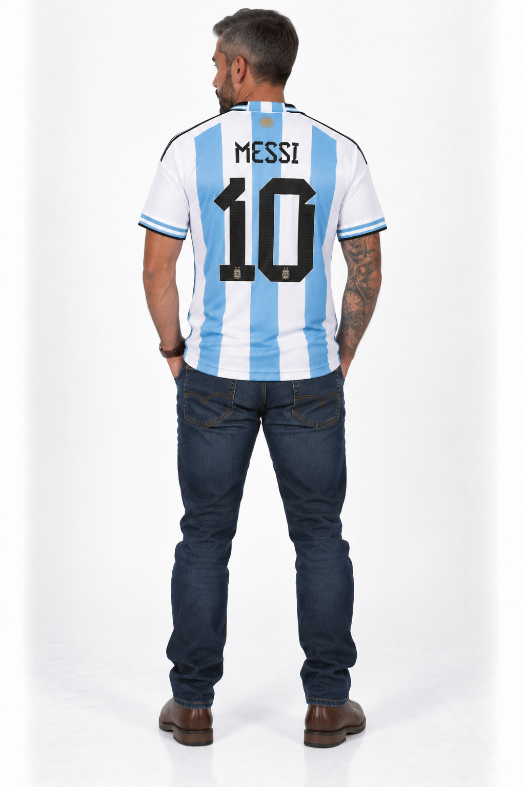 Argentina Retro Jersey 2022 — detail