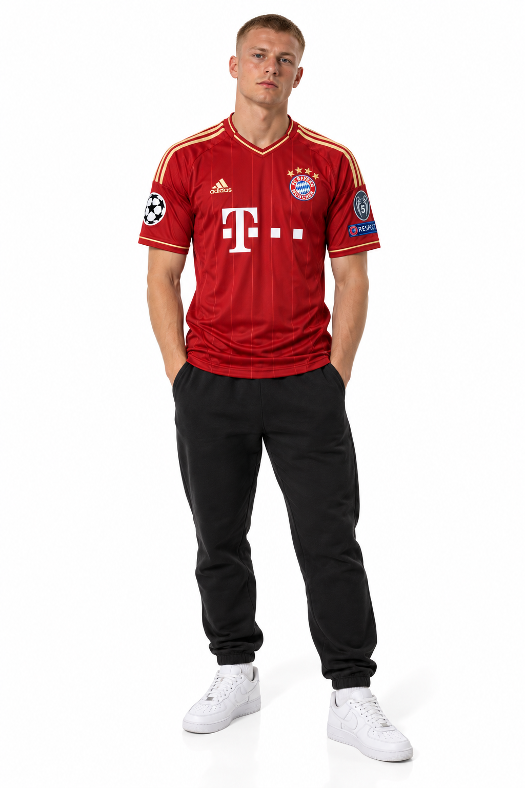 FC Bayern Munich Retro Jersey 12/13 — worn, front