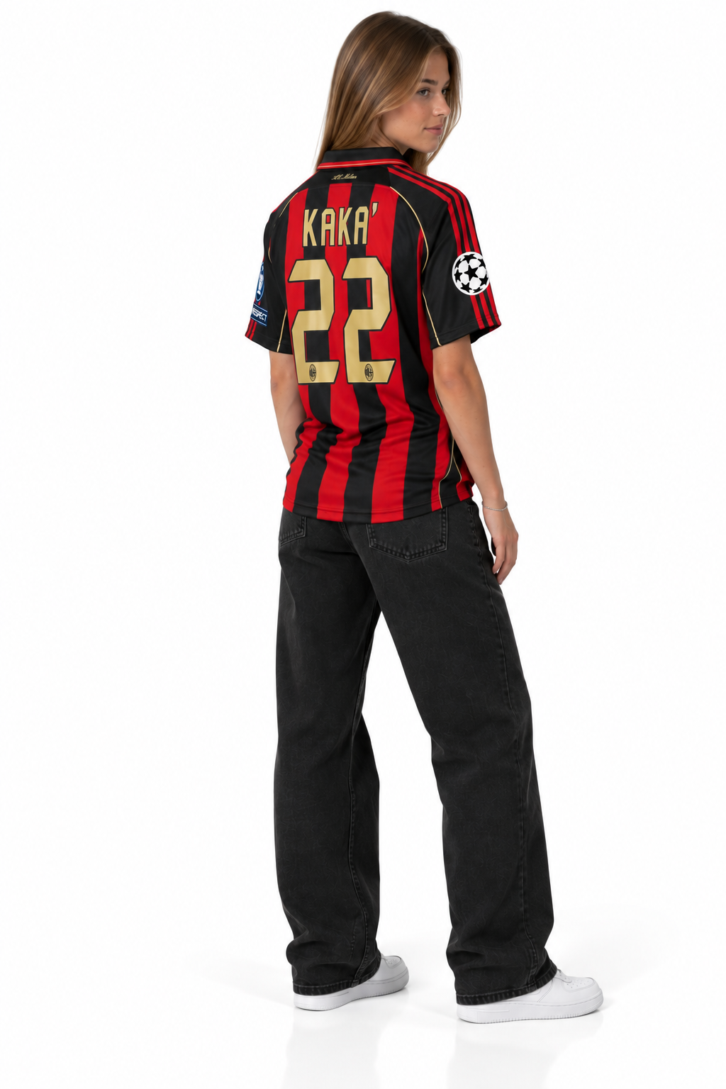 AC Milan Retro Jersey 06/07 — worn, back