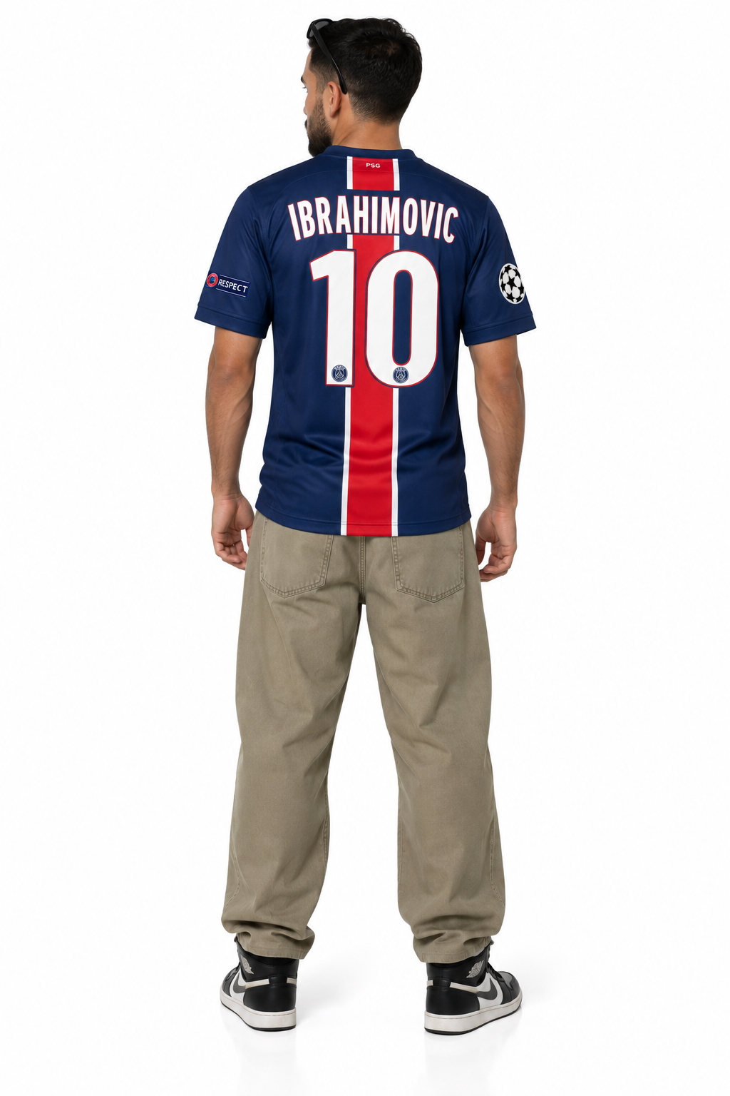 Paris Saint-Germain Retro Jersey 15/16 — worn, back