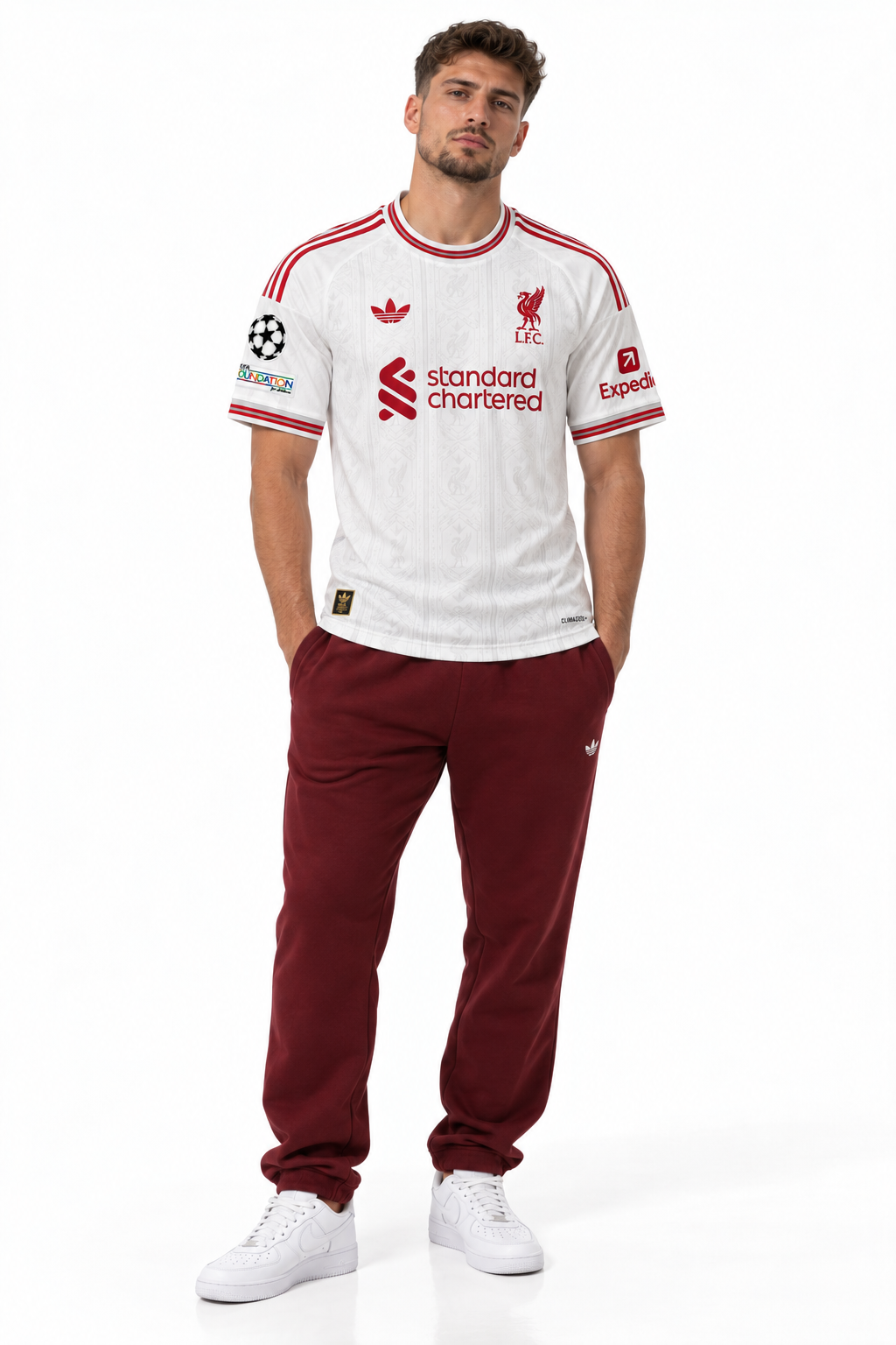 Liverpool FC Away Jersey 25/26 — worn, front