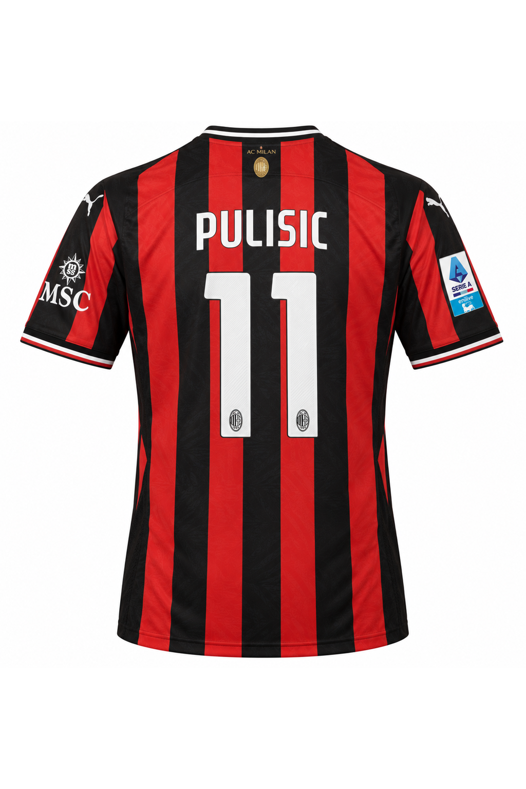 AC Milan Pulisic 11 — Home 25/26 — back