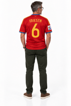 Spain Retro Jersey 2010 — detail