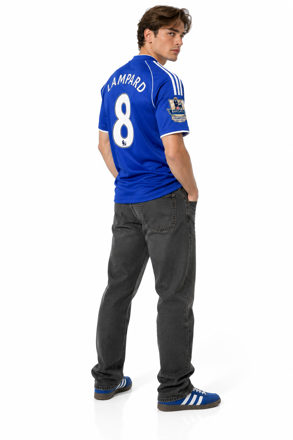Chelsea FC Retro Jersey 08/09 — worn, back