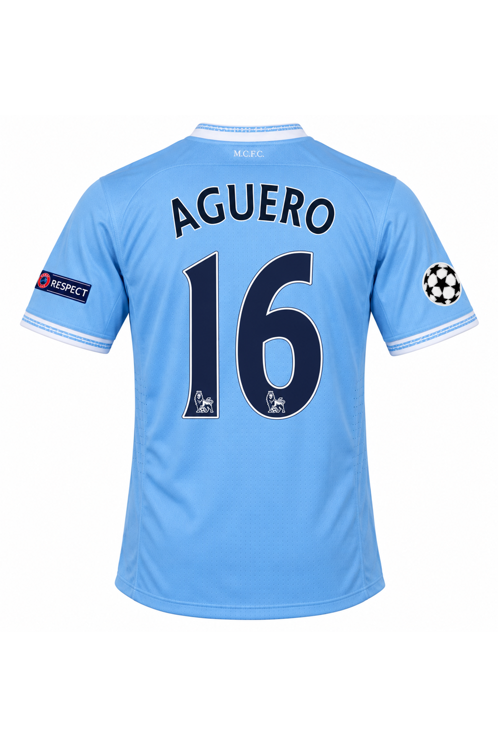 Manchester City Retro Jersey 11/12 — back