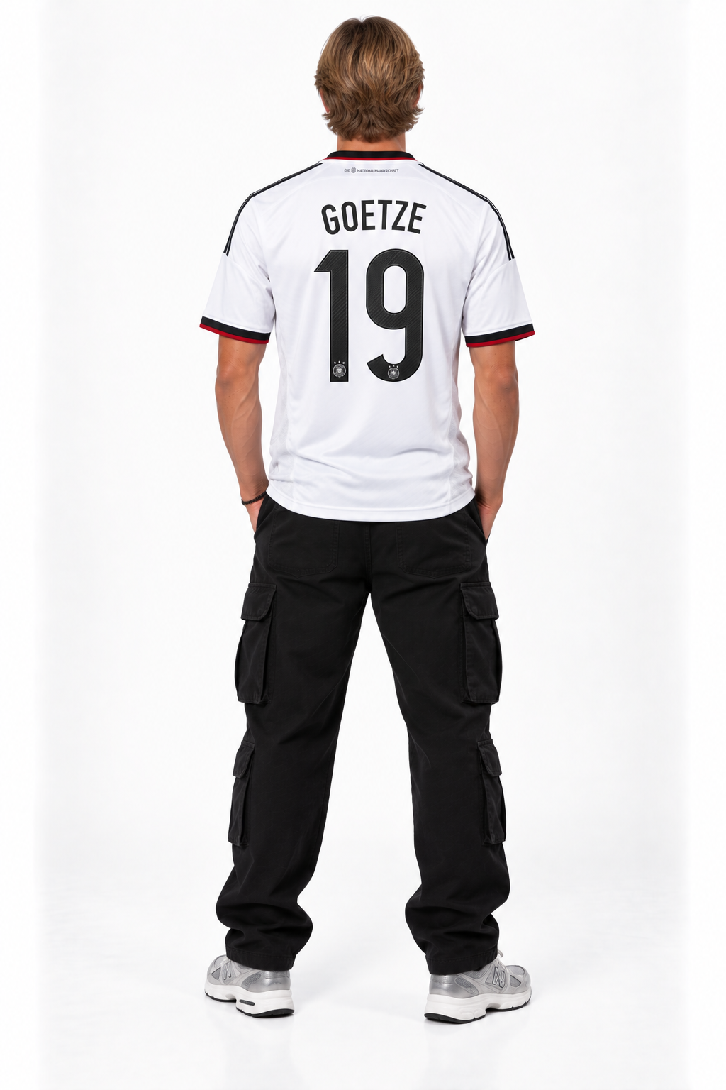 Germany Retro Jersey 2014 — worn, back