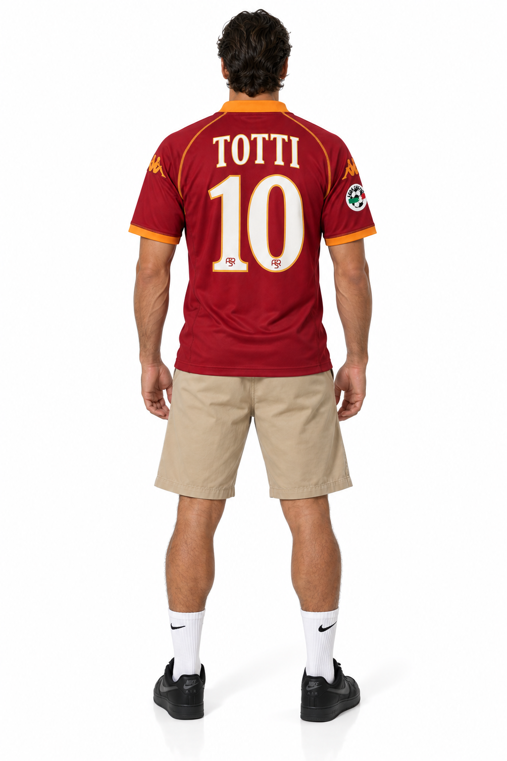 AS Roma Retro Jersey 00/01 — detail