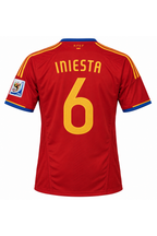 Spain Retro Jersey 2010 — back