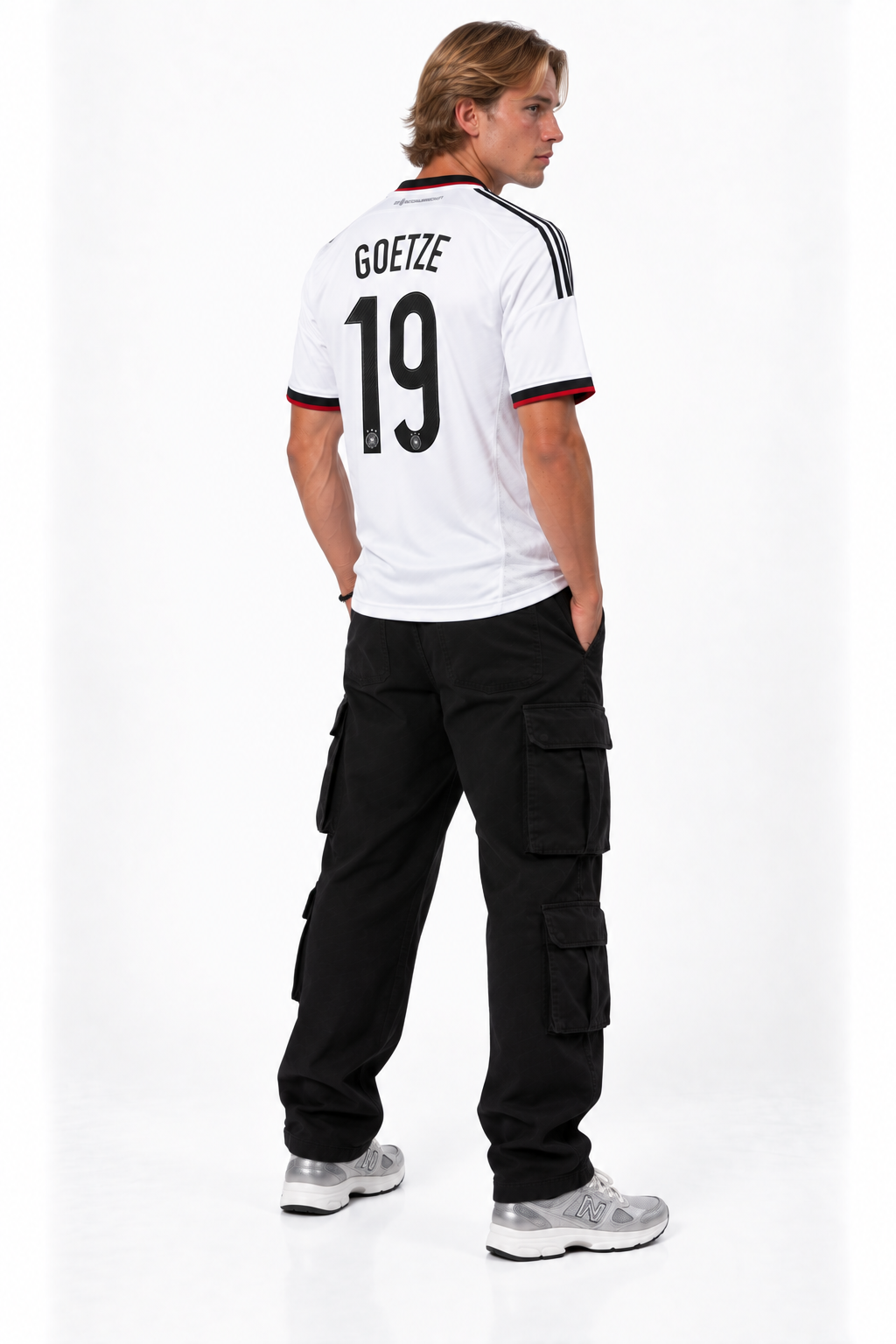 Germany Retro Jersey 2014 — detail