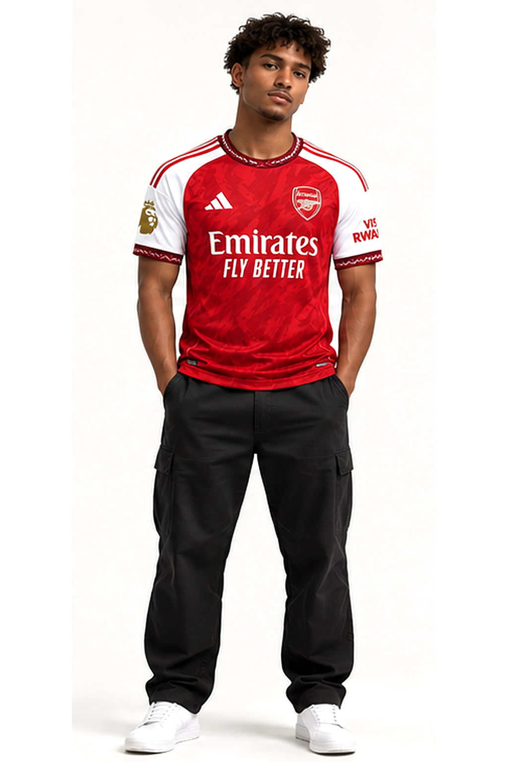 Arsenal FC Home Jersey 25/26 – Saka 7 — worn, front