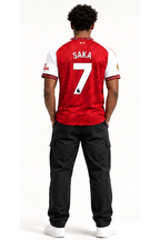 Arsenal FC Home Jersey 25/26 – Saka 7 — worn, back