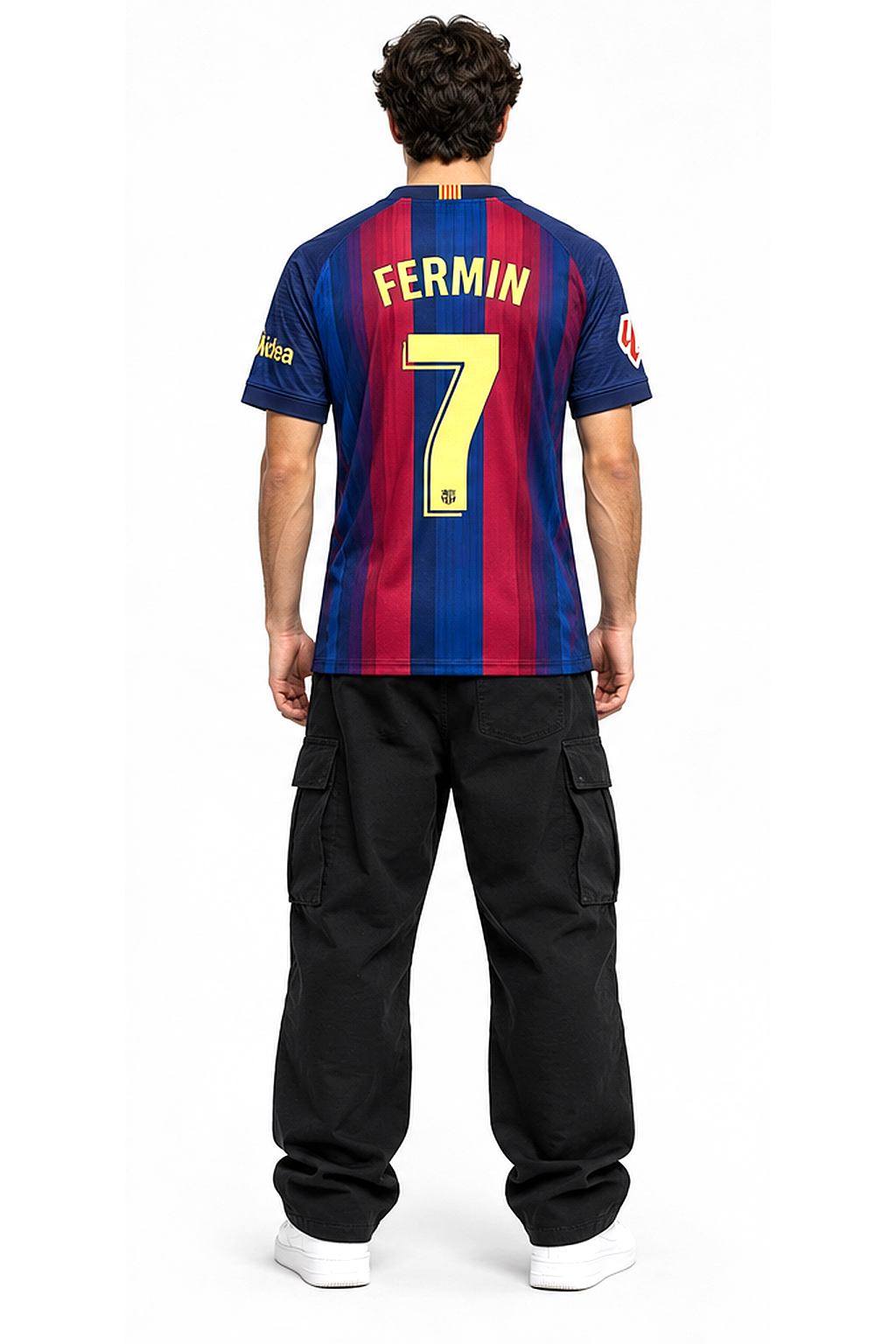 FC Barcelona Home Jersey 26/27 – Fermín 7 — worn, back